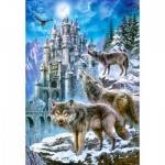 Jigsaw Puzzle - 1500 Pieces : Wolves in Front of the Castle