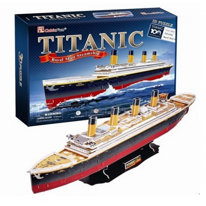  3D Puzzle - Titanic 113 pieces 