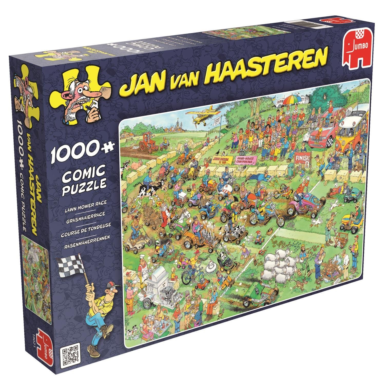  Jan Van Haasteren - Lawn Mower Race 1000 piece jigsaw puzzle