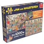 2 Jigsaw Puzzles - Jan Van Haasteren - New Year Party